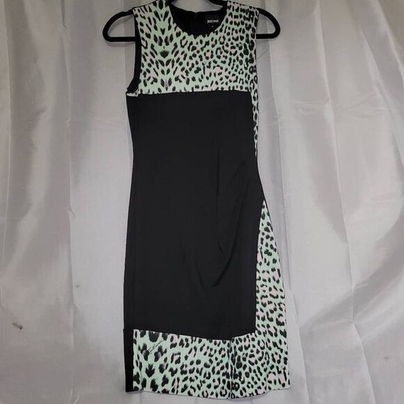 DVF Fabulous green and pink Animal Print Sheath Dress Final Discount - Picture 2 of 11